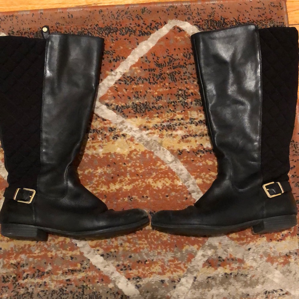 Black riding boots